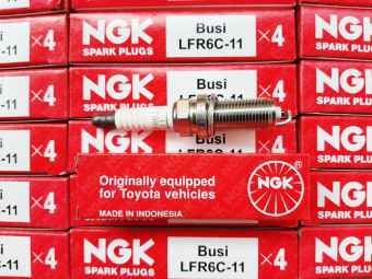 1 Pack Busi Standard NGK LFR6C-11 Mobil Toyota Innova